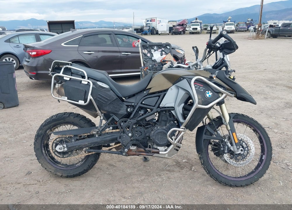 2015 BMW F800 GS ADVENTURE VIN: WB10B1508FZ493422