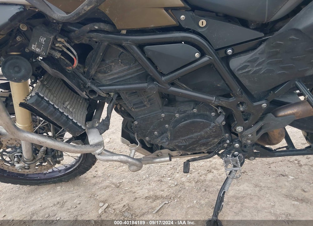 2015 BMW F800 GS ADVENTURE VIN: WB10B1508FZ493422