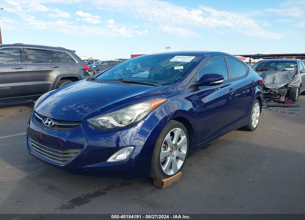 2013 HYUNDAI ELANTRA LIMITED VIN: 5NPDH4AE8DH449172