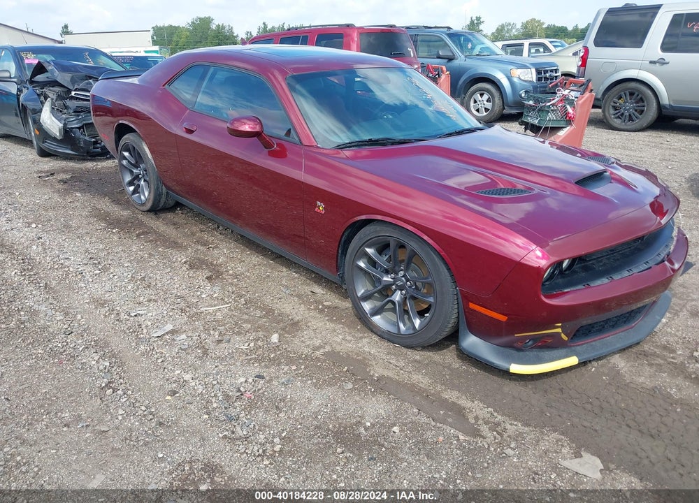2022 DODGE CHALLENGER R/T SCAT PACK VIN: 2C3CDZFJ1NH164760