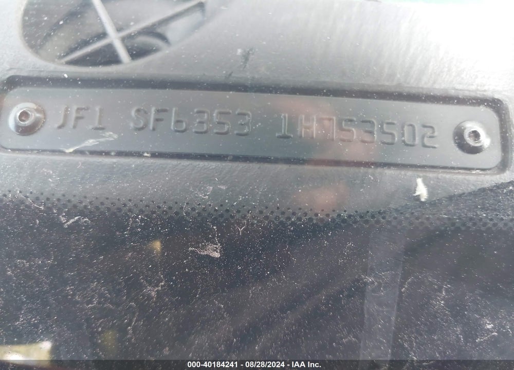 2001 SUBARU FORESTER L VIN: JF1SF63531H753502