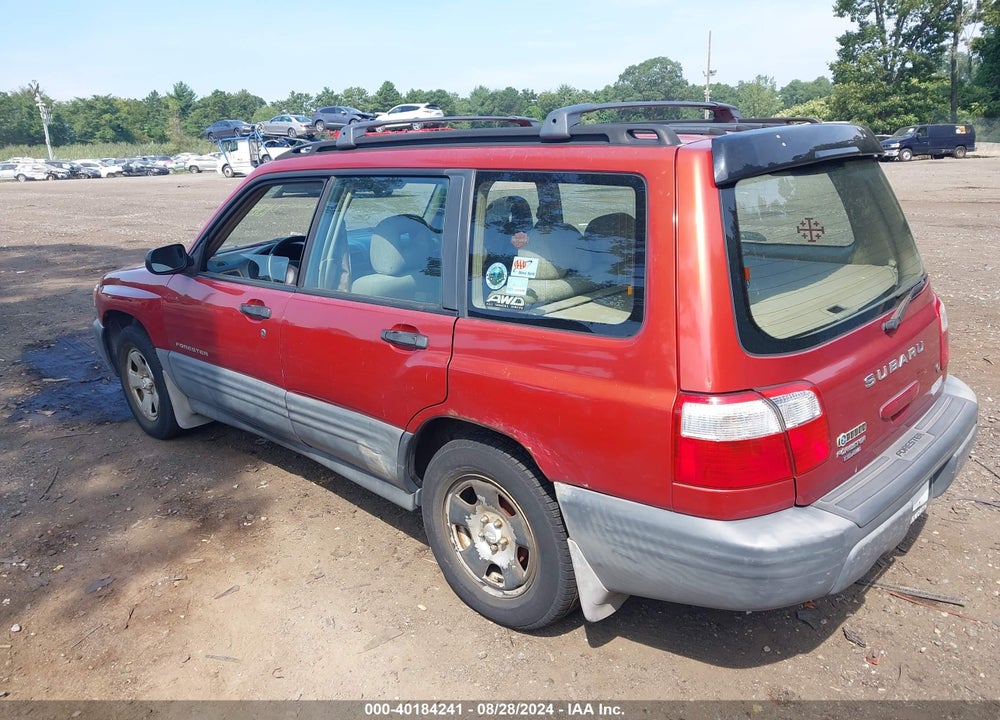 2001 SUBARU FORESTER L VIN: JF1SF63531H753502