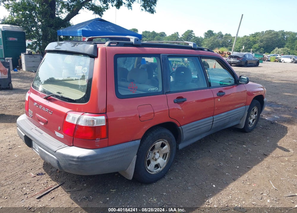 2001 SUBARU FORESTER L VIN: JF1SF63531H753502