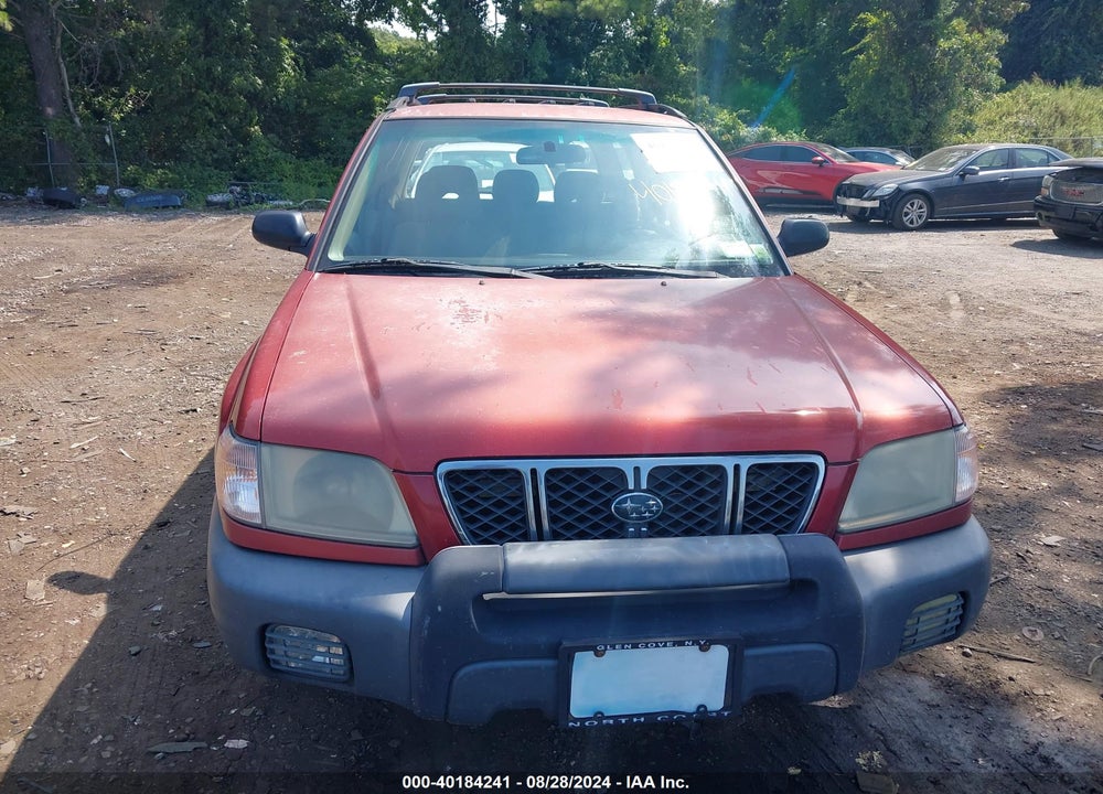 2001 SUBARU FORESTER L VIN: JF1SF63531H753502