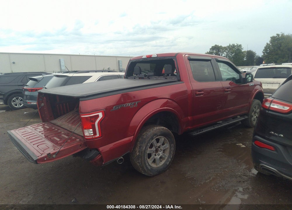 2016 FORD F-150 XLT VIN: 1FTEW1EF6GFC35338