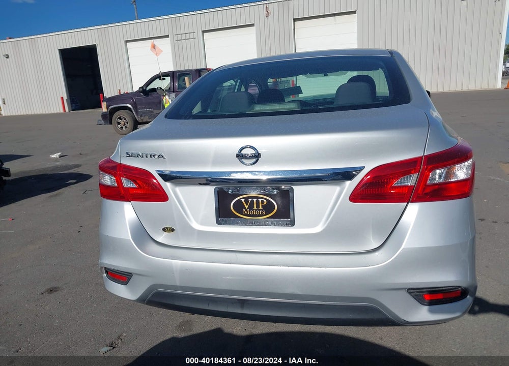 2018 NISSAN SENTRA S VIN: 3N1AB7AP9JY299467