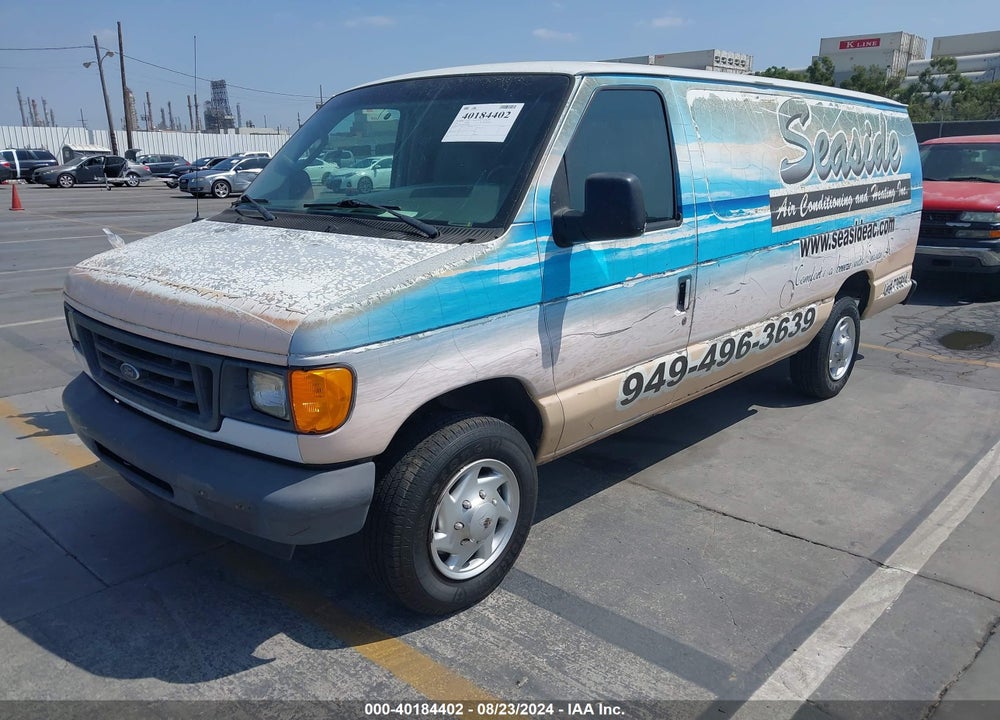 2007 FORD E-250 COMMERCIAL/RECREATIONAL VIN: 1FTNS24W37DB38094