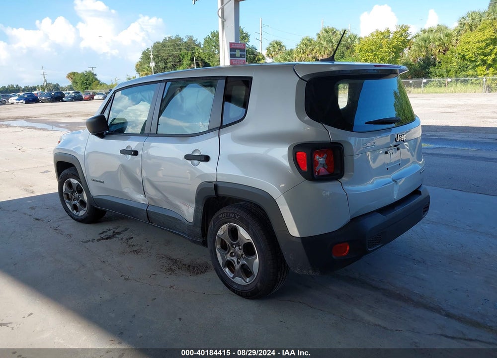 2016 JEEP RENEGADE SPORT VIN: ZACCJAAWXGPC63331