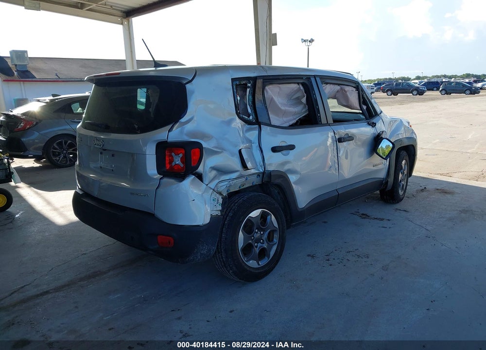 2016 JEEP RENEGADE SPORT VIN: ZACCJAAWXGPC63331