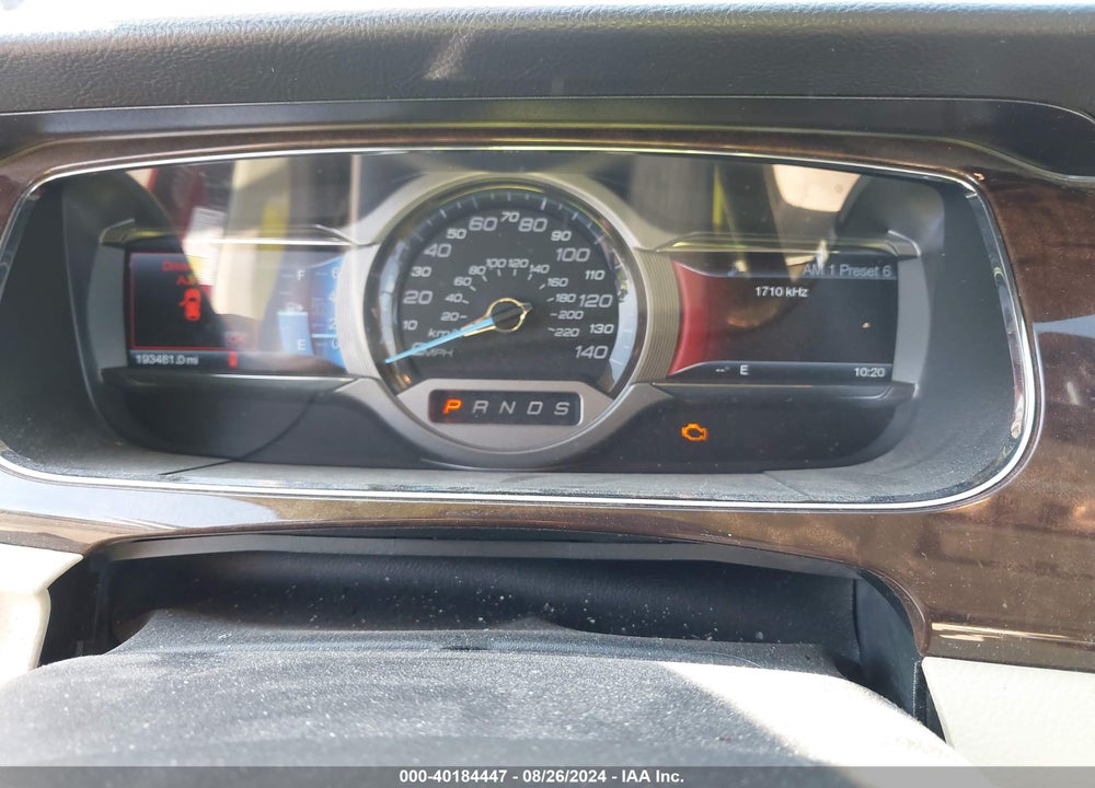 2013 FORD TAURUS LIMITED VIN: 1FAHP2F81DG221214