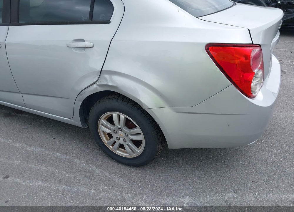 2012 CHEVROLET SONIC VIN: 1G1JA5SH8C4150512
