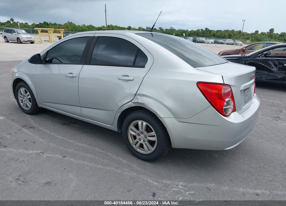 2012 CHEVROLET SONIC VIN: 1G1JA5SH8C4150512