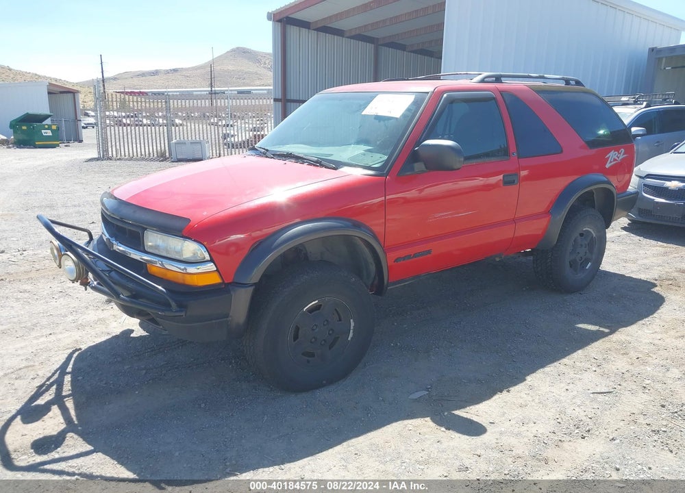 1999 CHEVROLET BLAZER LS VIN: 1GNCT18W2XK180705