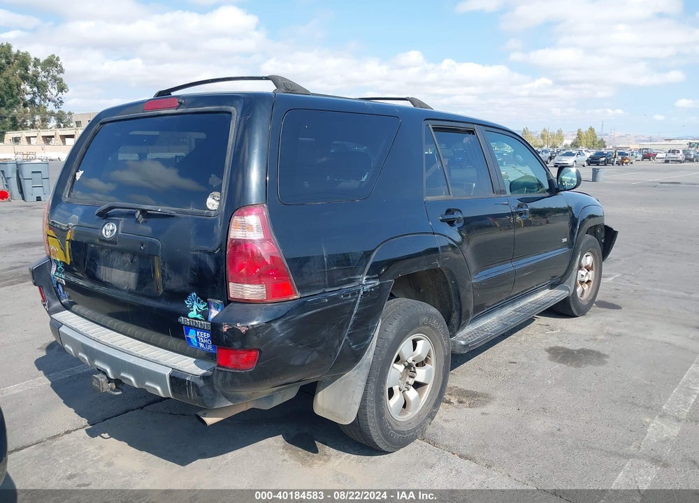 2004 TOYOTA 4RUNNER SR5 V6 VIN: JTEZU14R040033978