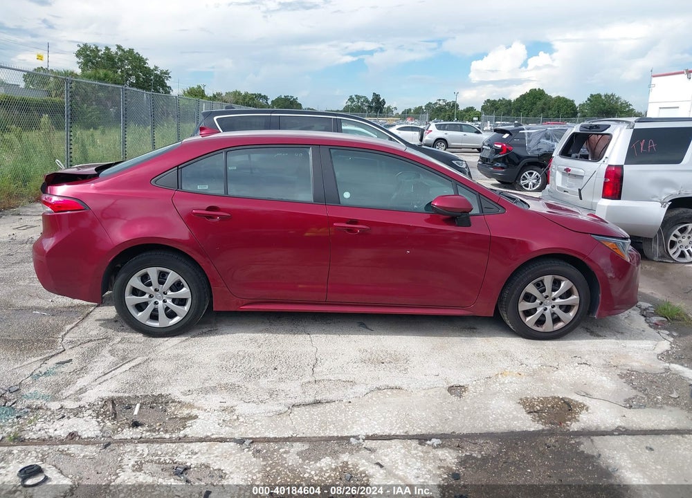 2022 TOYOTA COROLLA VIN: 5YFEPMAE0NP292877