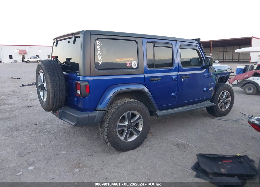 2019 JEEP WRANGLER UNLIMITED SAHARA 4X4 VIN: 1C4HJXEG0KW651739