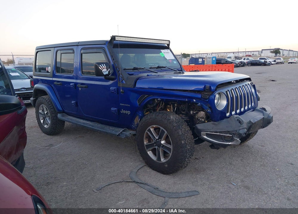 2019 JEEP WRANGLER UNLIMITED SAHARA 4X4 VIN: 1C4HJXEG0KW651739