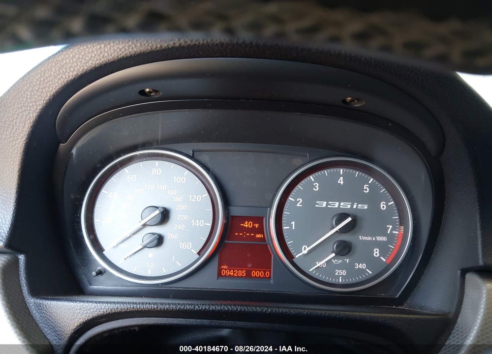 2013 BMW 335IS VIN: WBADX1C52DJ129283
