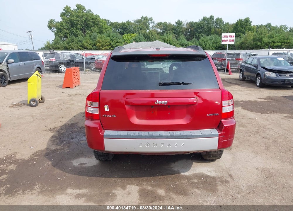 2008 JEEP COMPASS LIMITED VIN: 1J8FF57W18D613158