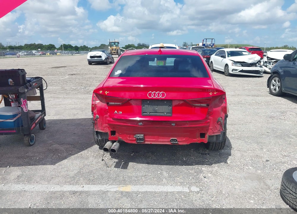 2017 AUDI A3 2.0T PREMIUM VIN: WAUAUGFF8H1037538