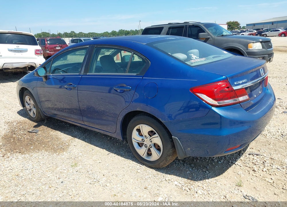 2014 HONDA CIVIC LX VIN: 19XFB2F54EE065578