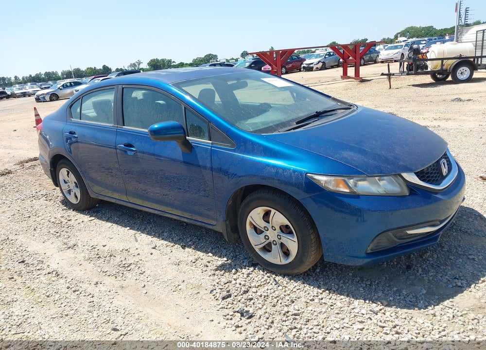 2014 HONDA CIVIC LX VIN: 19XFB2F54EE065578