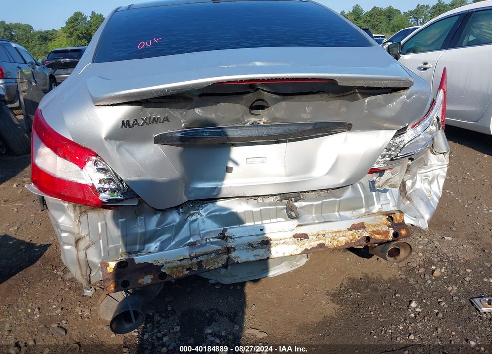 2009 NISSAN MAXIMA 3.5 S/3.5 SV VIN: 1N4AA51E29C860122