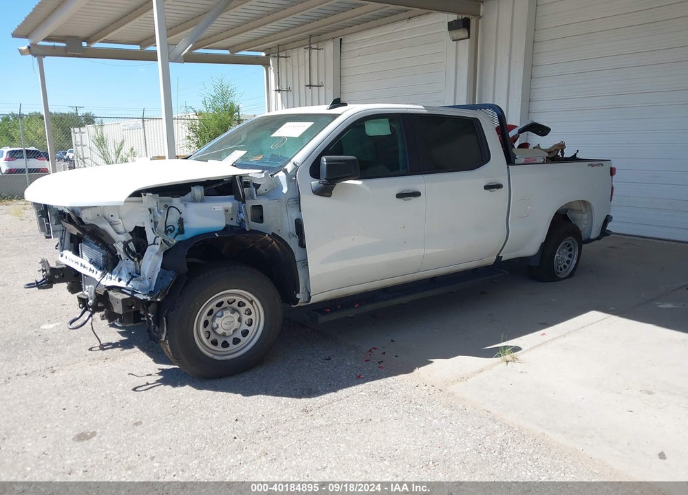 2024 CHEVROLET SILVERADO 1500 4WD STANDARD BED WT VIN: 3GCPDAEKXRG272633