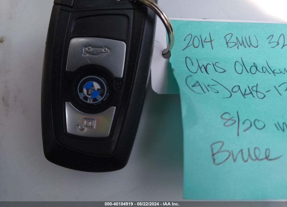 2014 BMW 328I VIN: WBA3C1C51EK112445