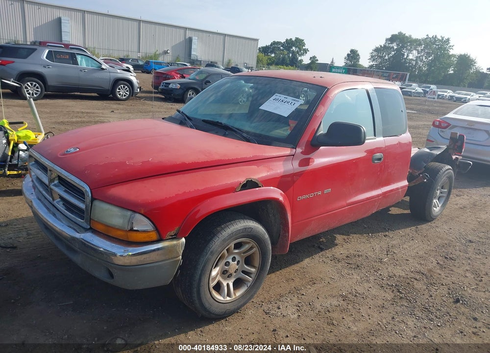 2002 DODGE DAKOTA SLT VIN: 1B7GL42N42S505424