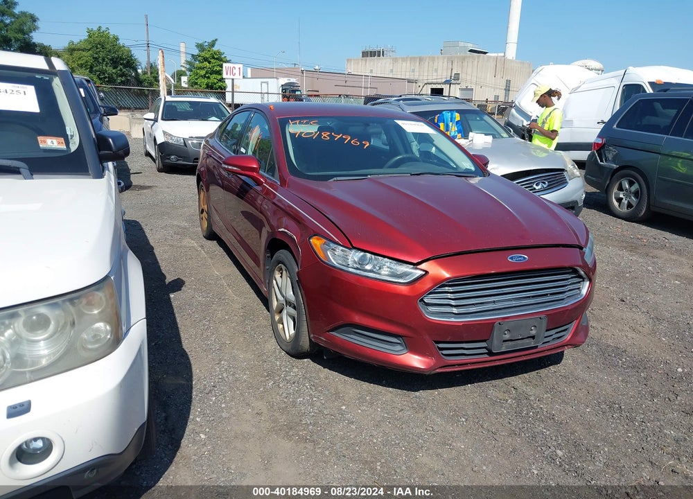 2014 FORD FUSION SE VIN: 3FA6P0H7XER261687