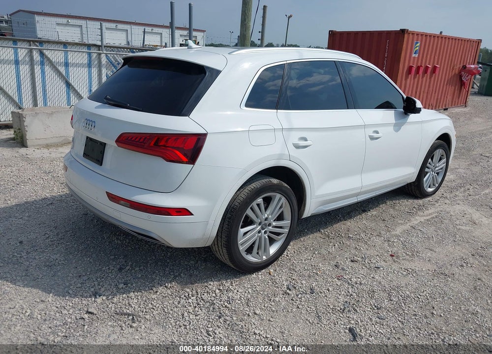 2018 AUDI Q5 2.0T PREMIUM/2.0T TECH PREMIUM VIN: WA1BNAFYXJ2150761