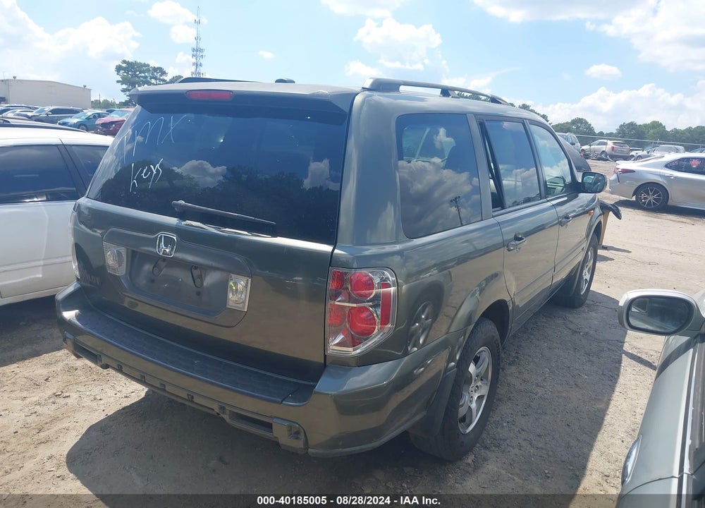 2006 HONDA PILOT EX-L VIN: 5FNYF28546B042114