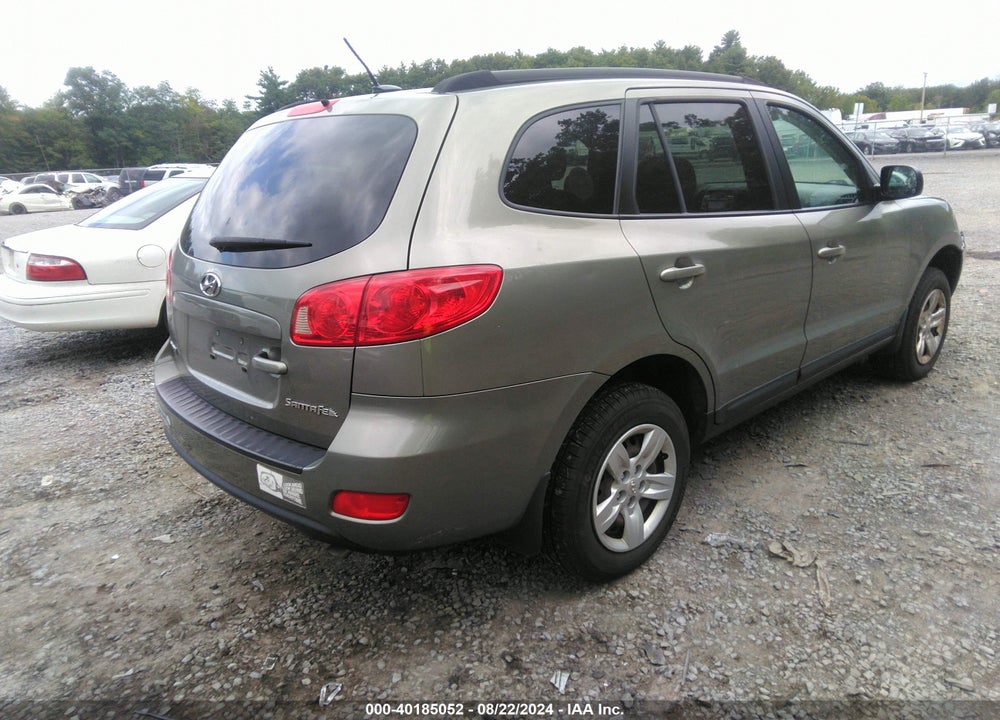 2009 HYUNDAI SANTA FE GLS VIN: 5NMSG13D89H232092