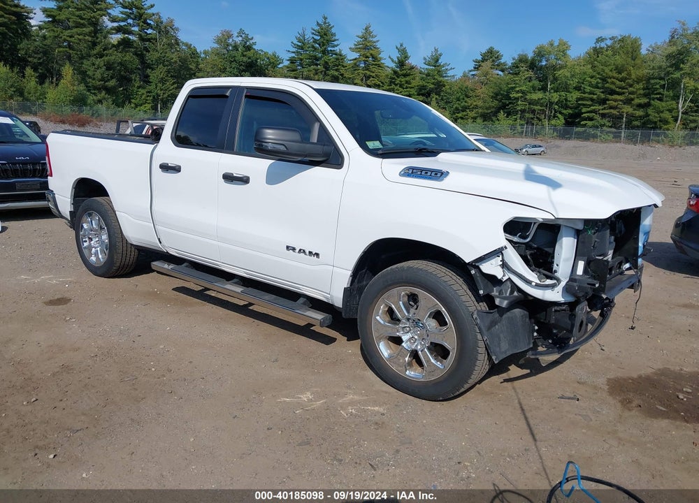 2023 RAM 1500 BIG HORN QUAD CAB 4X4 6'4 BOX VIN: 1C6RRFBG2PN549388