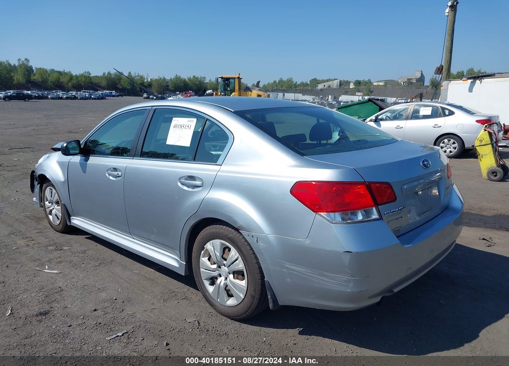 2013 SUBARU LEGACY 2.5I VIN: 4S3BMBA66D3007017