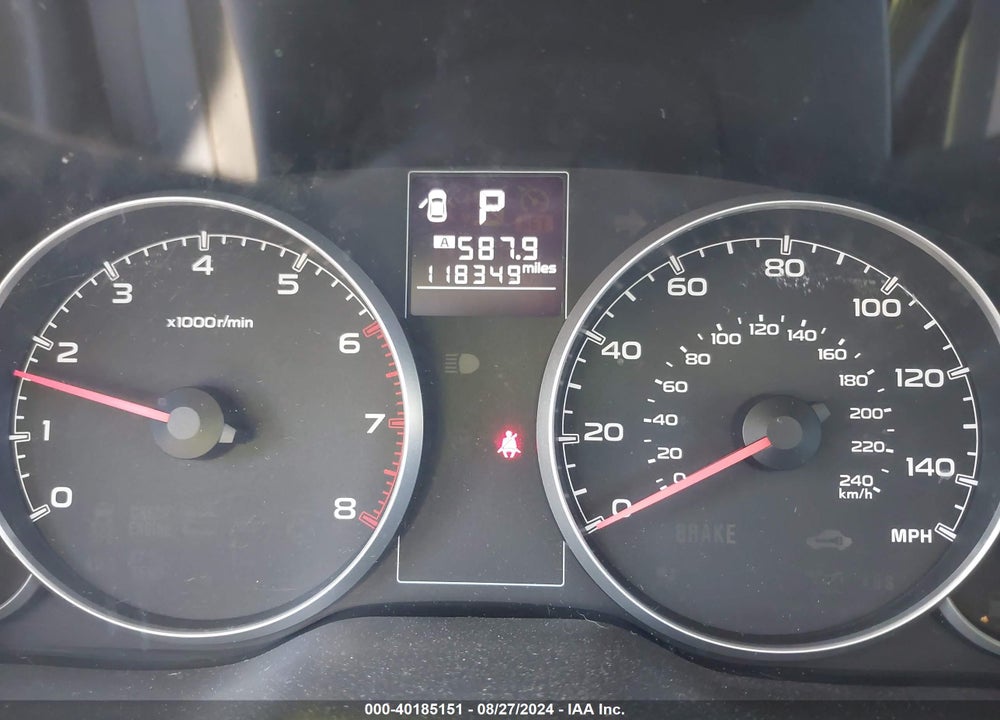 2013 SUBARU LEGACY 2.5I VIN: 4S3BMBA66D3007017