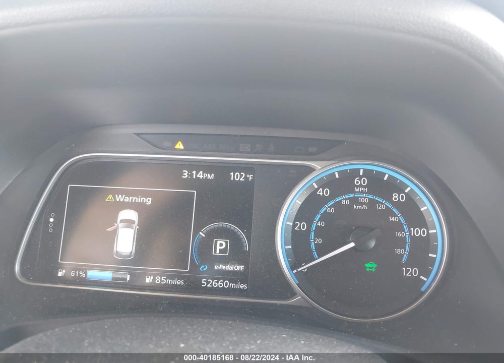 2019 NISSAN LEAF S VIN: 1N4AZ1CP7KC308704