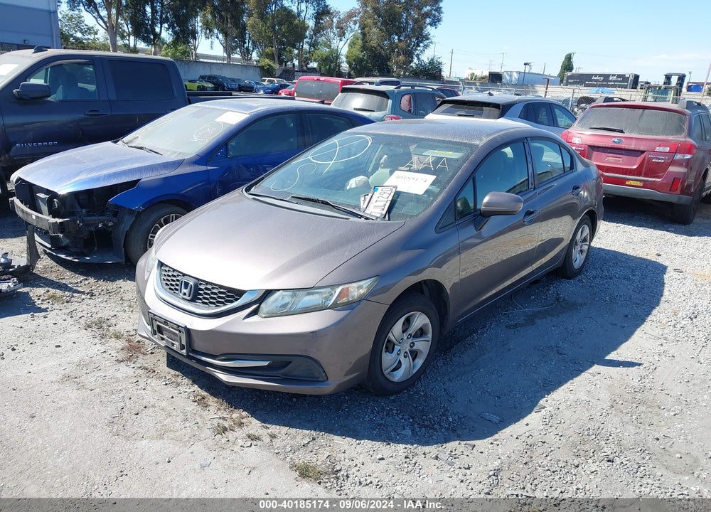 2015 HONDA CIVIC LX VIN: 19XFB2F53FE213978