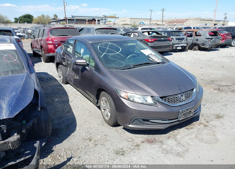 2015 HONDA CIVIC LX VIN: 19XFB2F53FE213978
