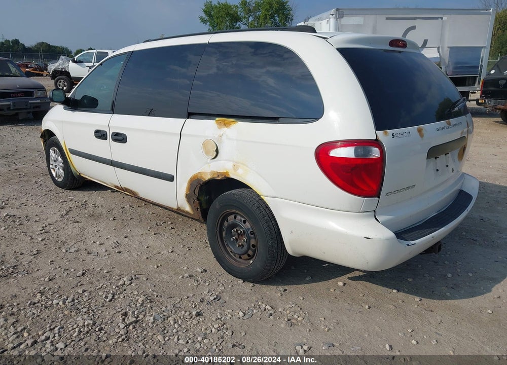 2005 DODGE GRAND CARAVAN SE VIN: 1D4GP24R95B180754