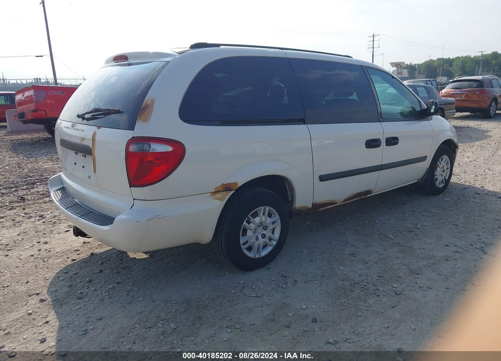 2005 DODGE GRAND CARAVAN SE VIN: 1D4GP24R95B180754