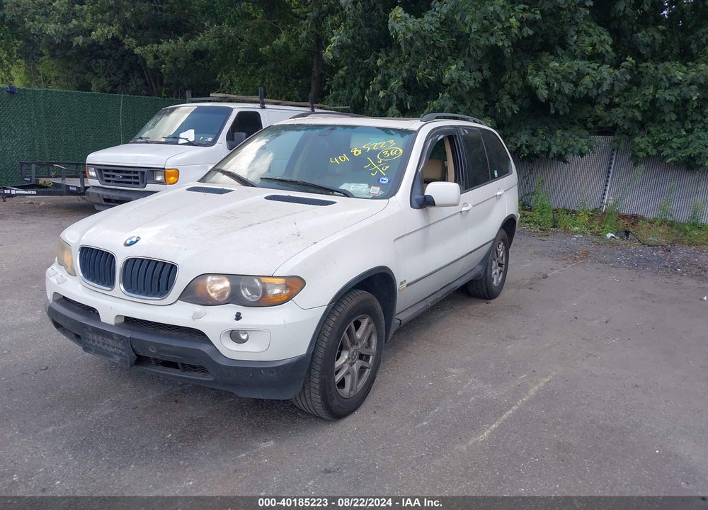 2005 BMW X5 3.0I VIN: 5UXFA13525LY02316