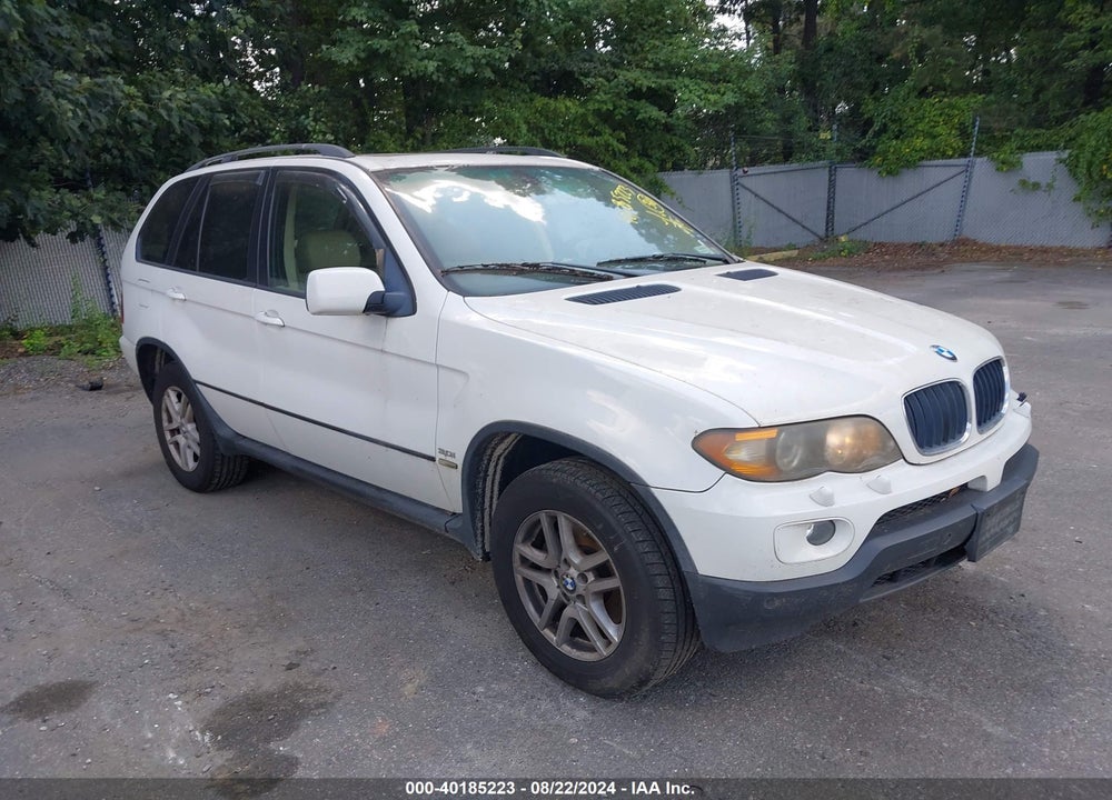 2005 BMW X5 3.0I VIN: 5UXFA13525LY02316