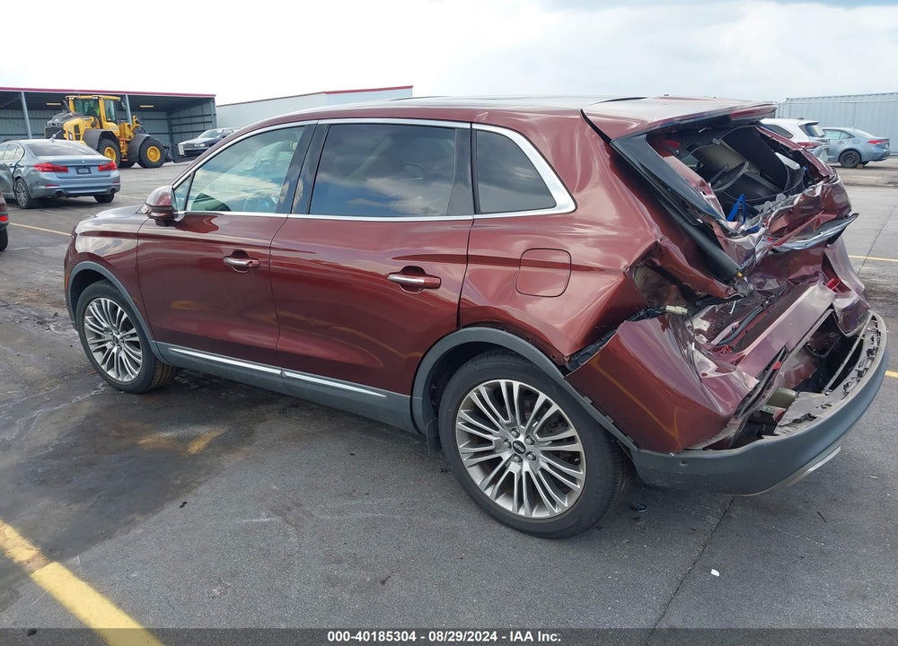 2016 LINCOLN MKX RESERVE VIN: 2LMTJ6LR2GBL32537