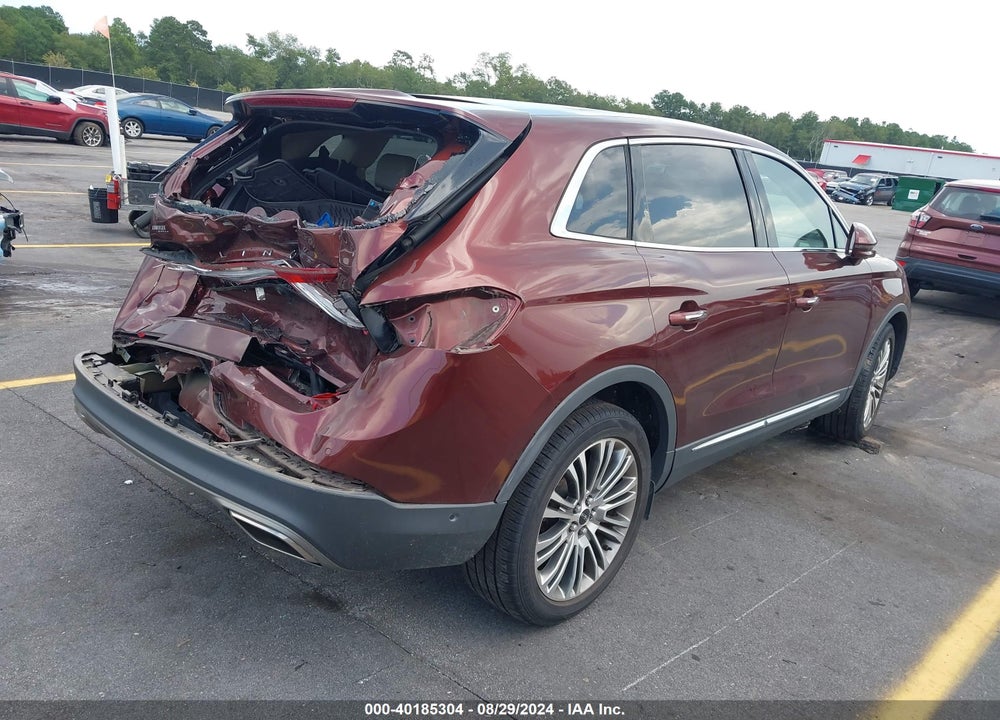 2016 LINCOLN MKX RESERVE VIN: 2LMTJ6LR2GBL32537