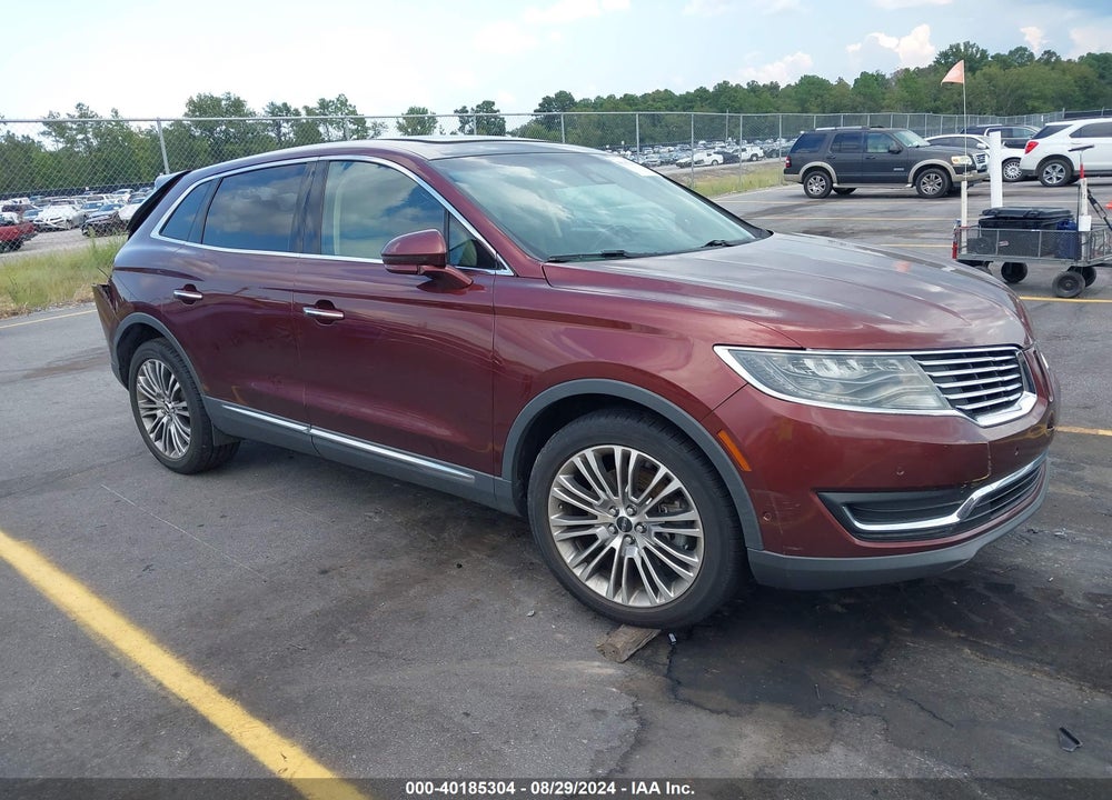 2016 LINCOLN MKX RESERVE VIN: 2LMTJ6LR2GBL32537