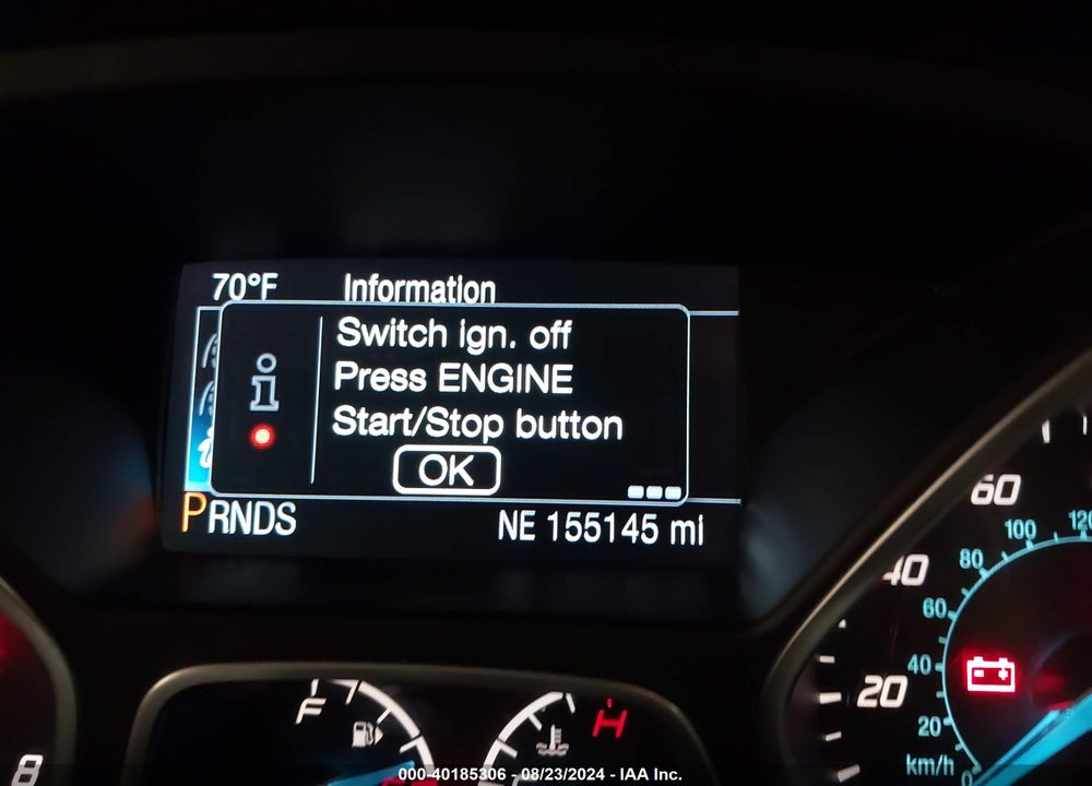 2014 FORD FOCUS TITANIUM VIN: 1FADP3N28EL270971