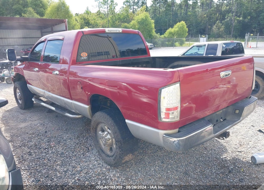 2006 DODGE RAM 2500 SLT VIN: 3D7KS29C76G142433