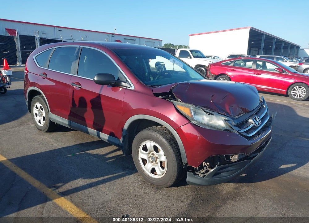 2012 HONDA CR-V LX VIN: 5J6RM4H3XCL045929